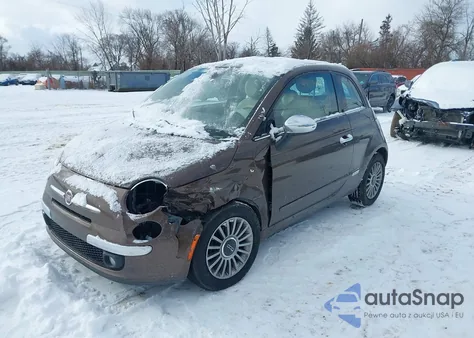 2012 Fiat 500 Lounge z USA, uszkodzony, nr VIN 3C3CFFCR5CT118307